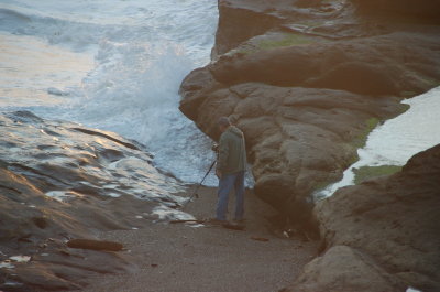 Ocean side at the Overleaf, Yachats Or March 2017