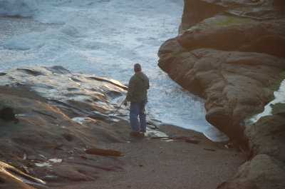 Ocean side at the Overleaf, Yachats Or March 2017