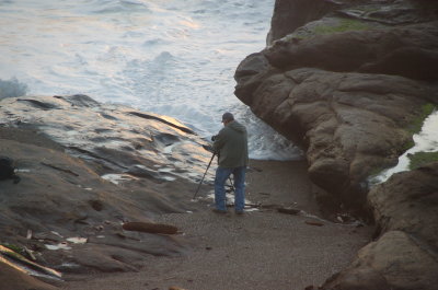 Ocean side at the Overleaf, Yachats Or March 2017