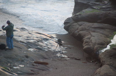 Ocean side at the Overleaf, Yachats Or March 2017