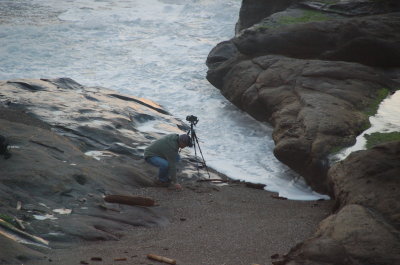 Ocean side at the Overleaf, Yachats Or March 2017