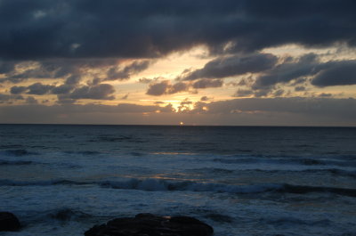 Ocean side at the Overleaf, Yachats Or March 2017