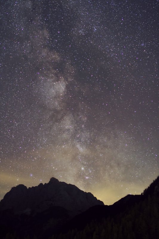 Milky Way over the Julian Alps