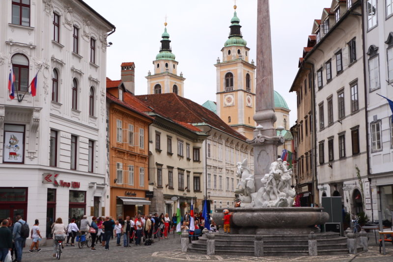 Town square, Ljubljana