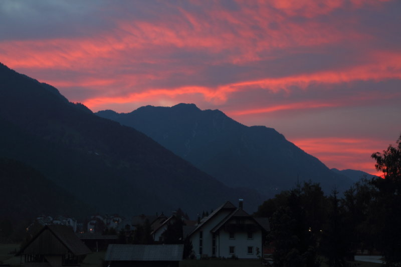 Early morning in Kranjska Gora