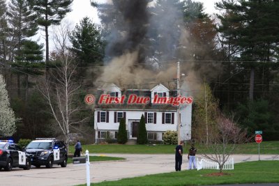 Webster MA - Structure fire; 8 Abbey Road - April 24, 2017