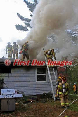 Oxford MA - 2 Alarm Structure fire; 16 Millbury Rd. - October 22, 2018