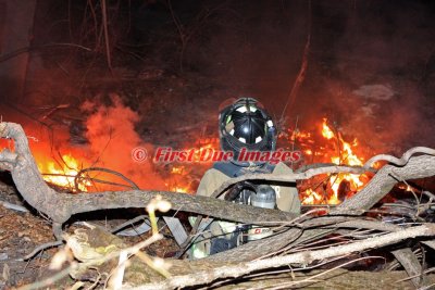 Webster MA - Outside fire near Homeless encampment; IAO Chase Ave. - December 10, 2018