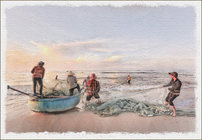Bringing in the Nets-WC by Mitch, January, 2018