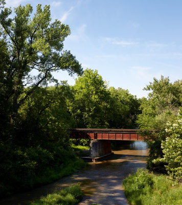 Trestle over West Bureau Creek