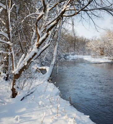 Snow Along the Kish 