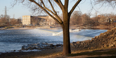 Cold Morning at the Dam 