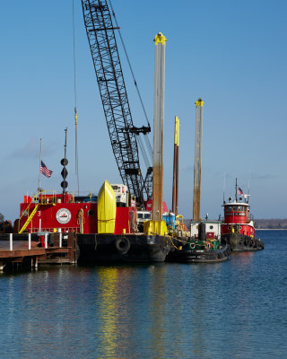 Barge and Tugs 