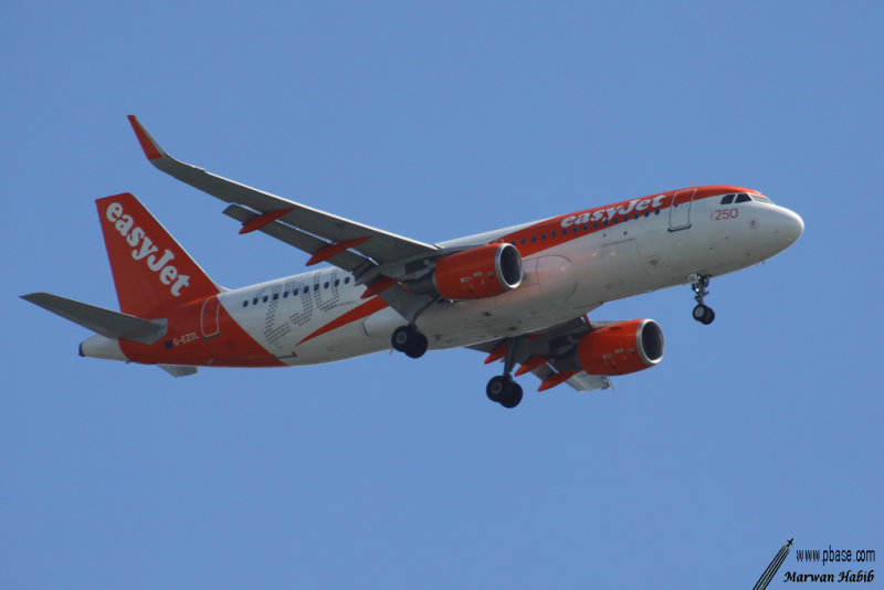 Airbus A320 easyJet 250th Airbus