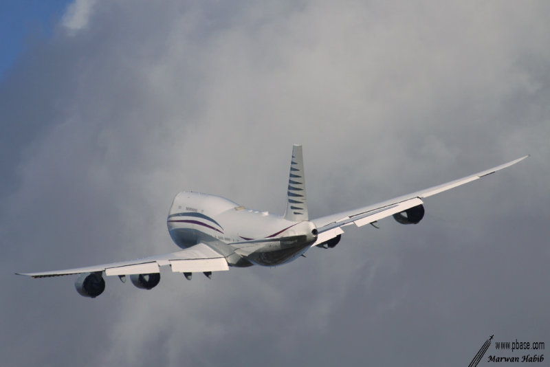 Boeing 747-8 BBJ Qatar Amiri Flight
