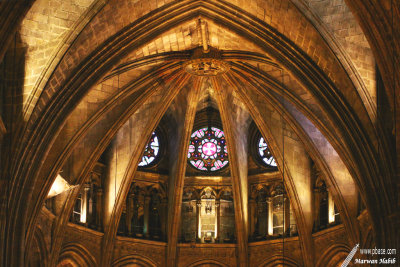 Barcelona / Barcelone - Catedral de la Santa Creu i Santa Eullia