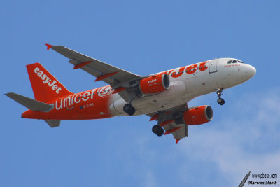 Airbus A319 easyJet UNICEF