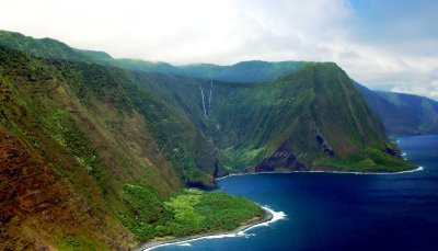 Pu'uka'oku Falls, Kape'a Stream, Papalaua Valley, Haka'a'ano, Moloka'i, Hawaii 036