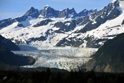 Mendenhall Glacier, Mendenhall Towers, Juneau, Alaska