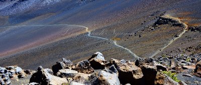 Sliding Sands Trail on Haleakala Crater Maui Hawaii 221  