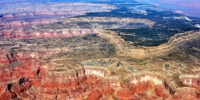 Fiftymile Mountain Navajo Point and Bench Lake Powell Glen Canyon National Rec Area Arizona 073 