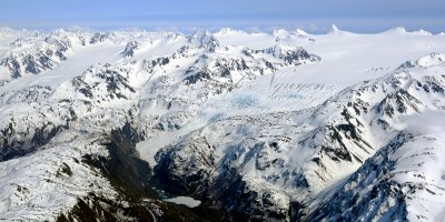 Portlock glacier Dixon glacier Kenai Fjords National Park Alaska 887  