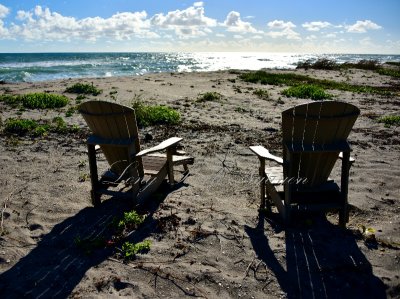 Beach Chairs on Jupiter Island Florida 042 