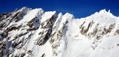 Mt Fury West and East Peak  North Cascades National Park 644 