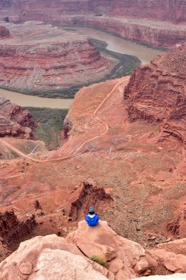 Selfie on the edge at Dead Horse Point State Park Utah 435  