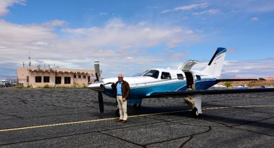 Charlie at Cal Black Memorial Airport Halls Crossing Utah 373  