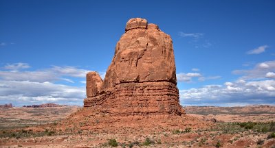 Butte in Arches National Park Moab Utah 701  