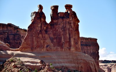 Three Gossips in Arches National Park Moab Utah 713 