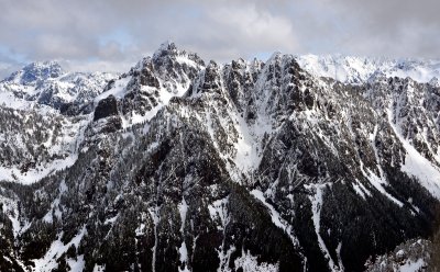 Del Campo Peak Foggy Pass Gothic Peak Cascade Mountains 372 