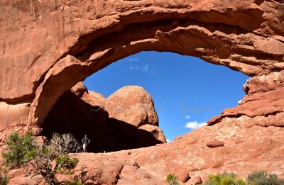 The North Window at The Windows Section Arches National Park Moab Utah 995  