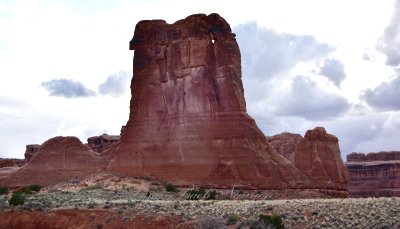 Sheep Rock in Arches National Park Moab Utah 1233