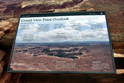 Grand View Point Overlook at Canyonlands National Park Moab Utah 291 