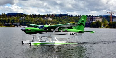 Quest Kodiak N197KQ with Aerocet Floats on Lake Washington 037 