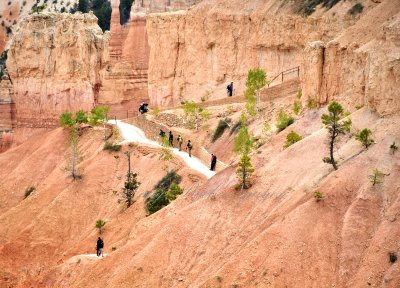 Navajo Loop Trail from Sunset Point at Bryce Canyon 101 