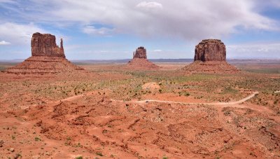 The Mittens and Merrick Butte 17 Miles Loop Monument Valley 437  