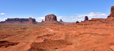 Monument Valley and 17 mile Loop  from John Fords Point Navajo Tribal Park 600  
