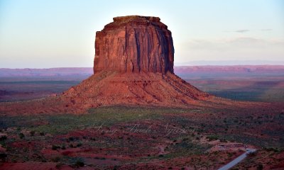 Merrrick Butte at Monument Valley Tribal Park 837  