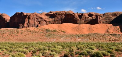 Sand Spring and Thunderbird Mesa Monument Valley Navajo Tribal Park 746 