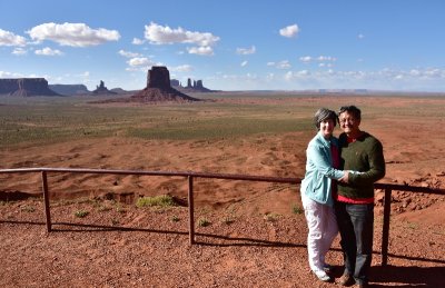 The Nguyens at Artist Point in Monument Valley Tribal Park 786  