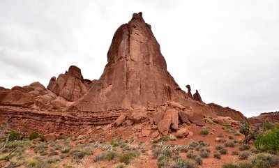 Rock Formation at Park Avenue Arches National Park Moab 258  
