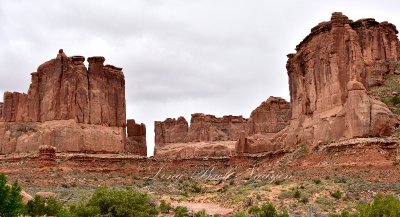 Courthouse Tower Viewpoint Arches National Park Moab Utah 305  