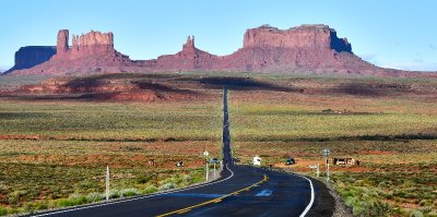 Monument Valley from Forrest Gump Hill on Highway 163 Navajo Nation Utah 028a 