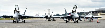 F-18s at Clay Lacy Aviation Seattle 015  