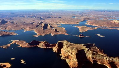 Gooseneck Point Adeiyi Taah Hoot Rainbow Plateau Lake Powell and Colorado River Utah 100  