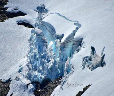 Receding glacier on Cadet Peak Washington 382 