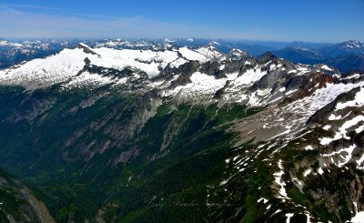 Eldorado Peak, Mt Torment, Boston Glacier, Forbidden Peak, Boston Peak, Sahale Arm, North Cascades National Park 031